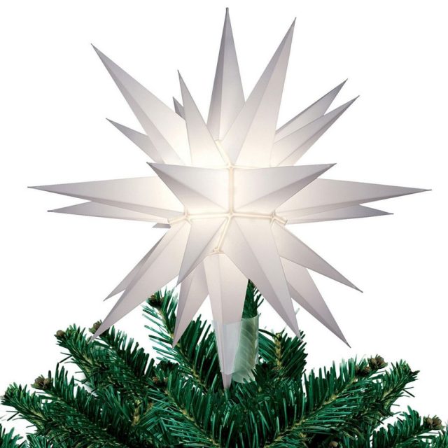 Elf Logic Bethlehem Moravian Star Christmas Tree Topper