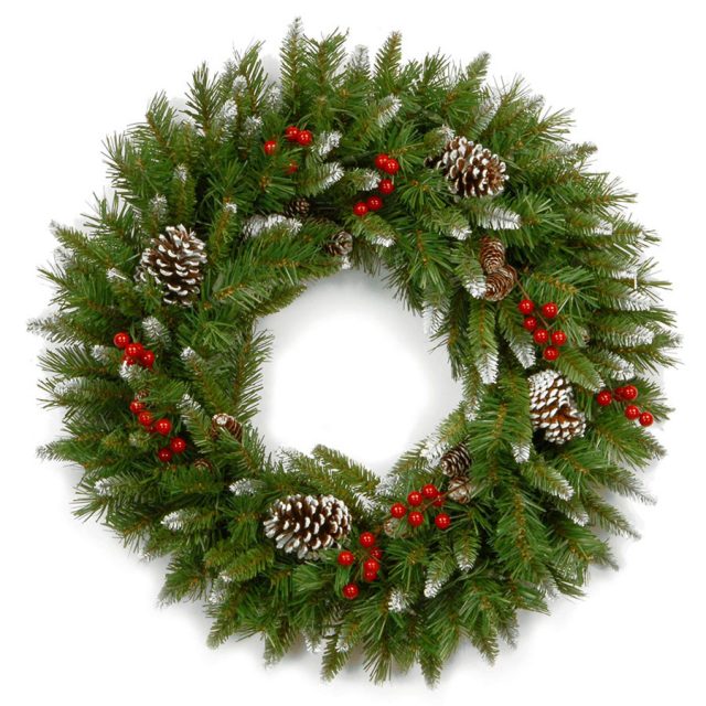 National Tree Frosted Berry Christmas Wreath