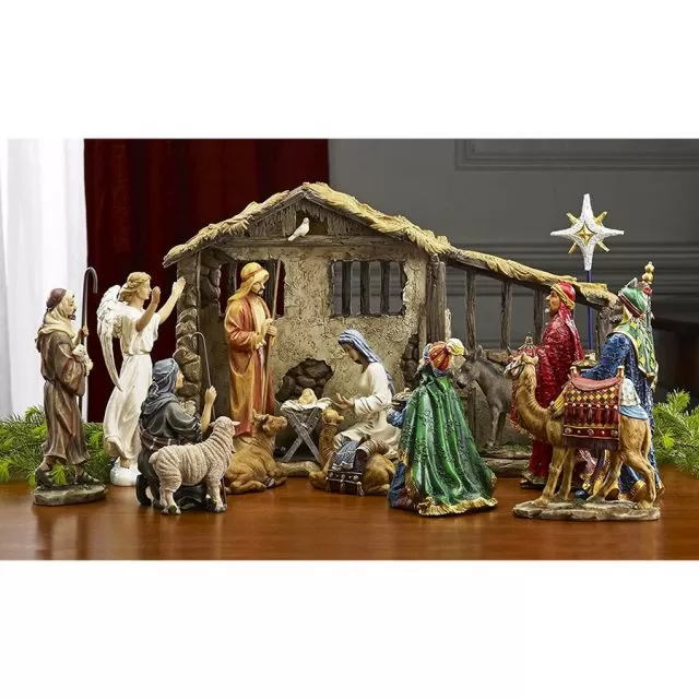 Three Kings Gifts 19-Piece Nativity Set